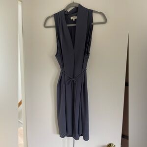 Wilfred v neck dress with tie